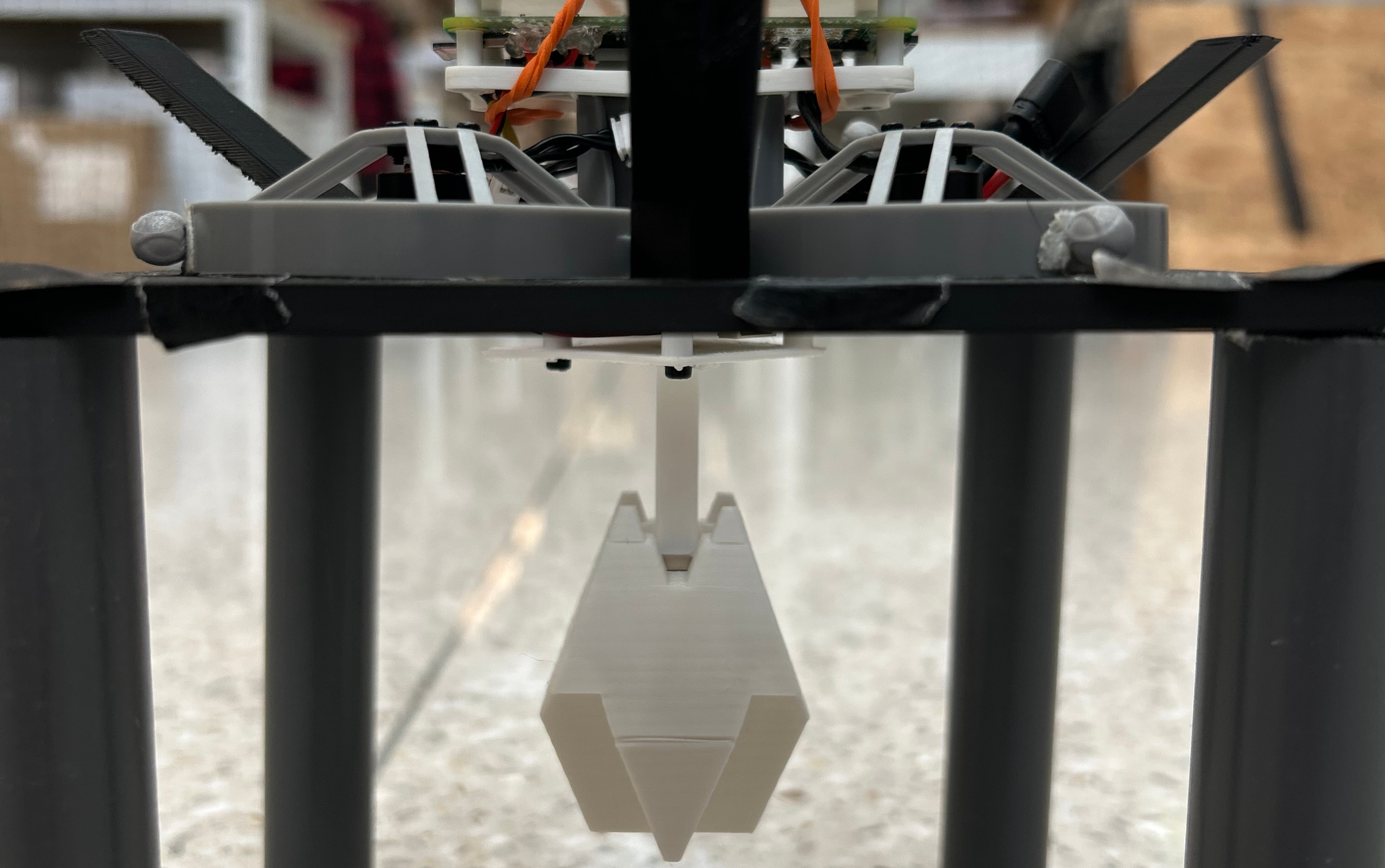 a droxel attached to a drone